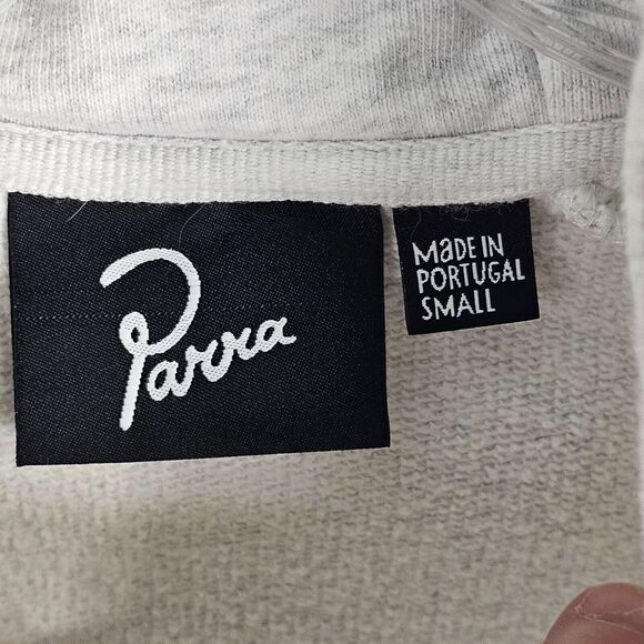 Parra Sweater Mens Small Logo Embroider Pullover Hoodie Sweatshirt - Picture 6 of 9